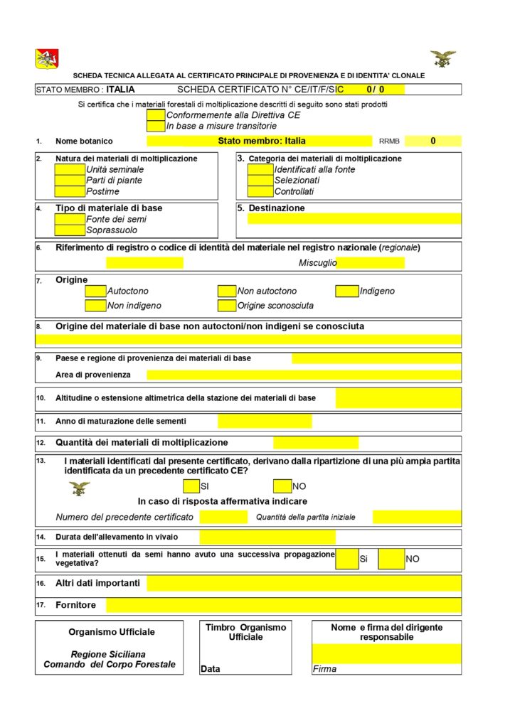 L’etichetta ed il processo di tracciabilità delle piante/ cert. Dlgs 386/03